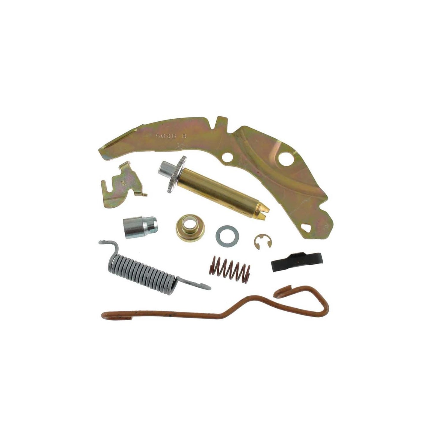 Front View of Rear Right Drum Brake Self-Adjuster Repair Kit CARLSON H2587