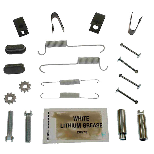 Front View of Rear Parking Brake Hardware Kit CARLSON H7002