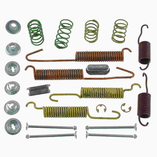 Front View of Rear Drum Brake Hardware Kit CARLSON H7128