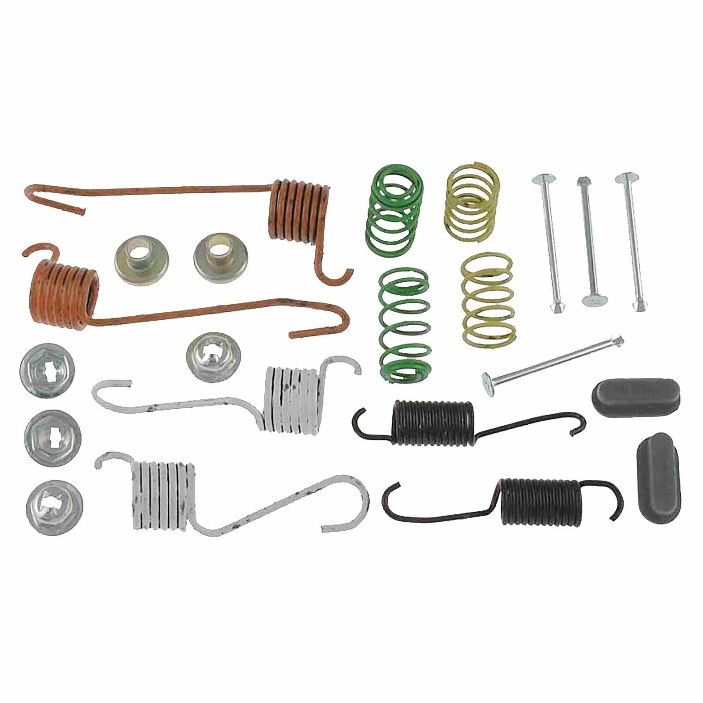 Front View of Rear Drum Brake Hardware Kit CARLSON H7152