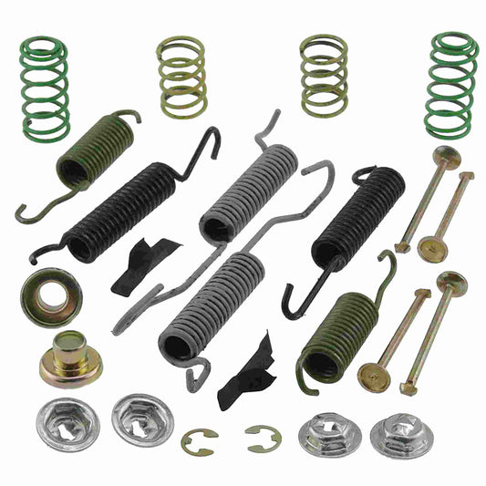 Front View of Rear Drum Brake Hardware Kit CARLSON H7191