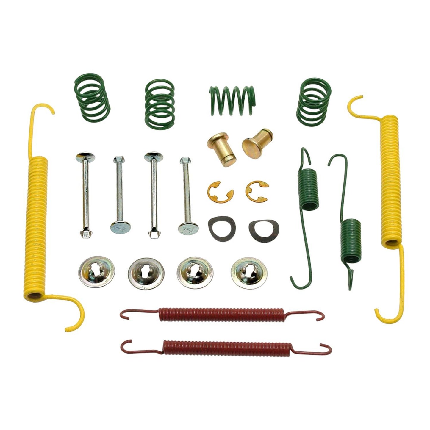 Front View of Rear Drum Brake Hardware Kit CARLSON H7270