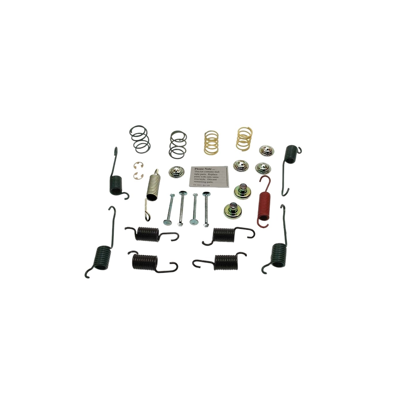 Front View of Rear Drum Brake Hardware Kit CARLSON H7281