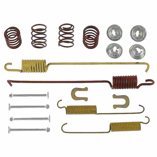 Front View of Rear Drum Brake Hardware Kit CARLSON H7286