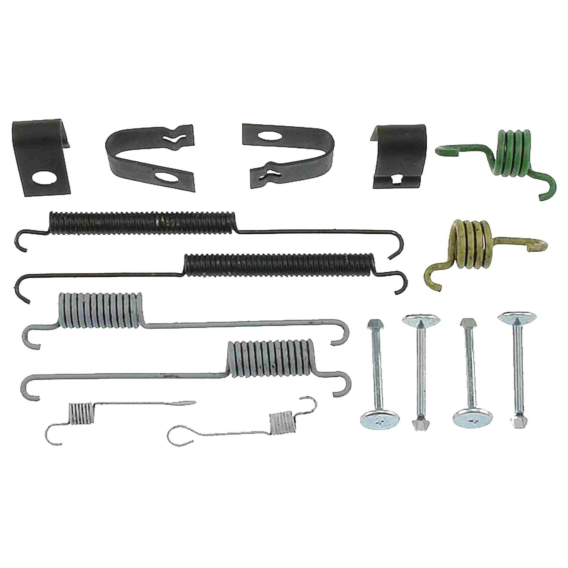 Front View of Rear Drum Brake Hardware Kit CARLSON H7314