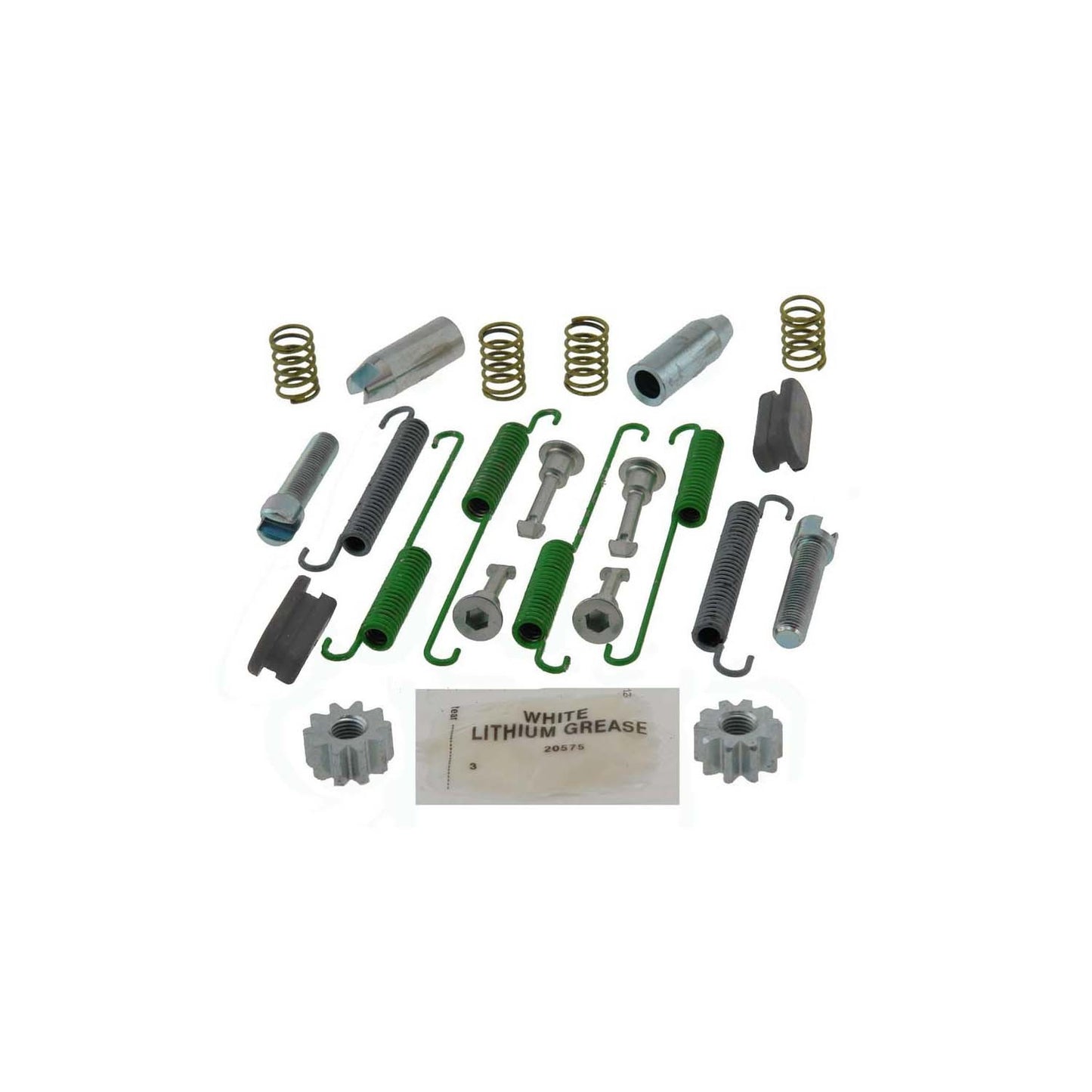 Front View of Rear Parking Brake Hardware Kit CARLSON H7323