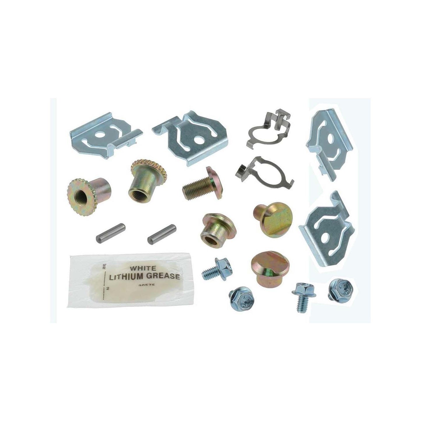 Front View of Rear Parking Brake Hardware Kit CARLSON H7344