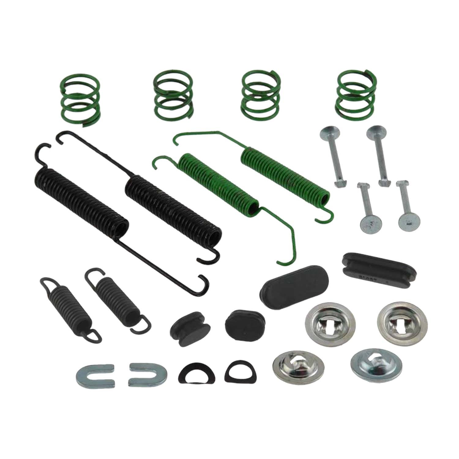 Front View of Rear Drum Brake Hardware Kit CARLSON H7351