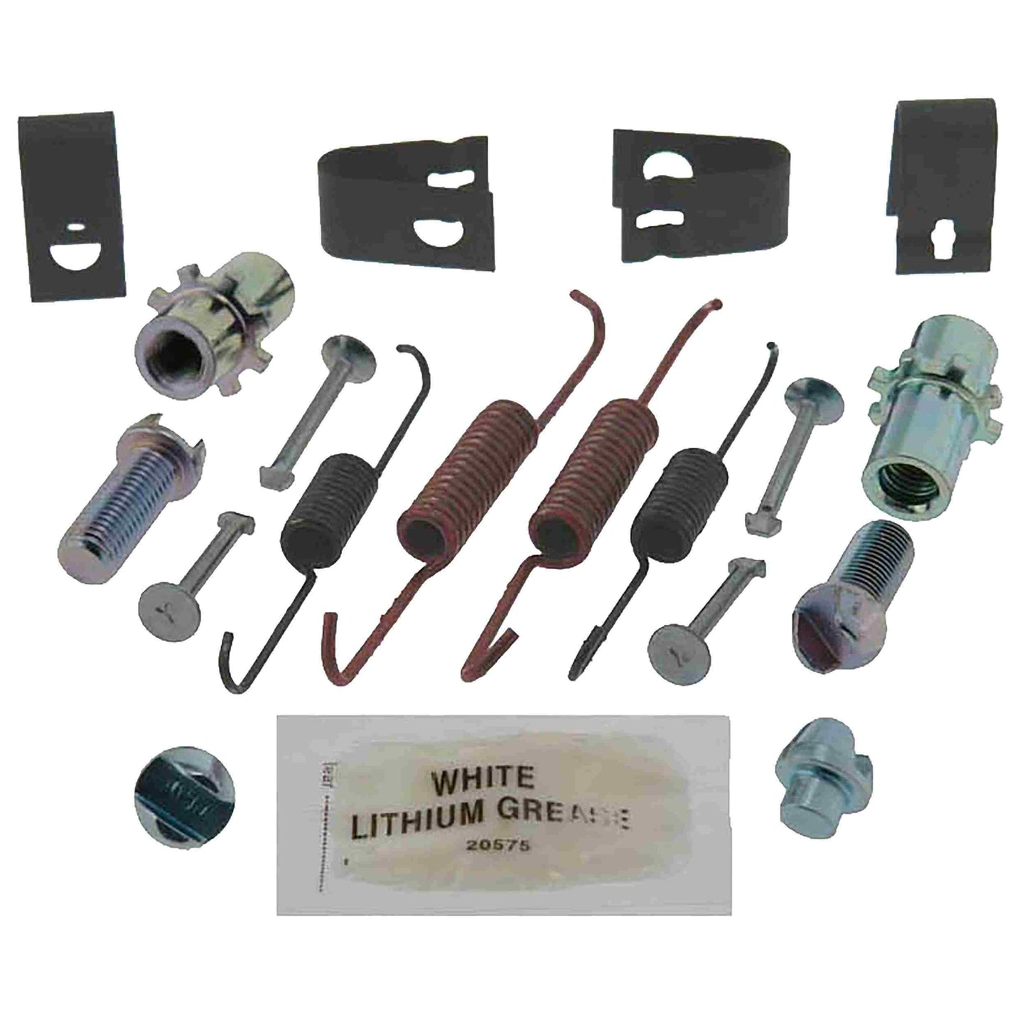 Front View of Rear Parking Brake Hardware Kit CARLSON H7354