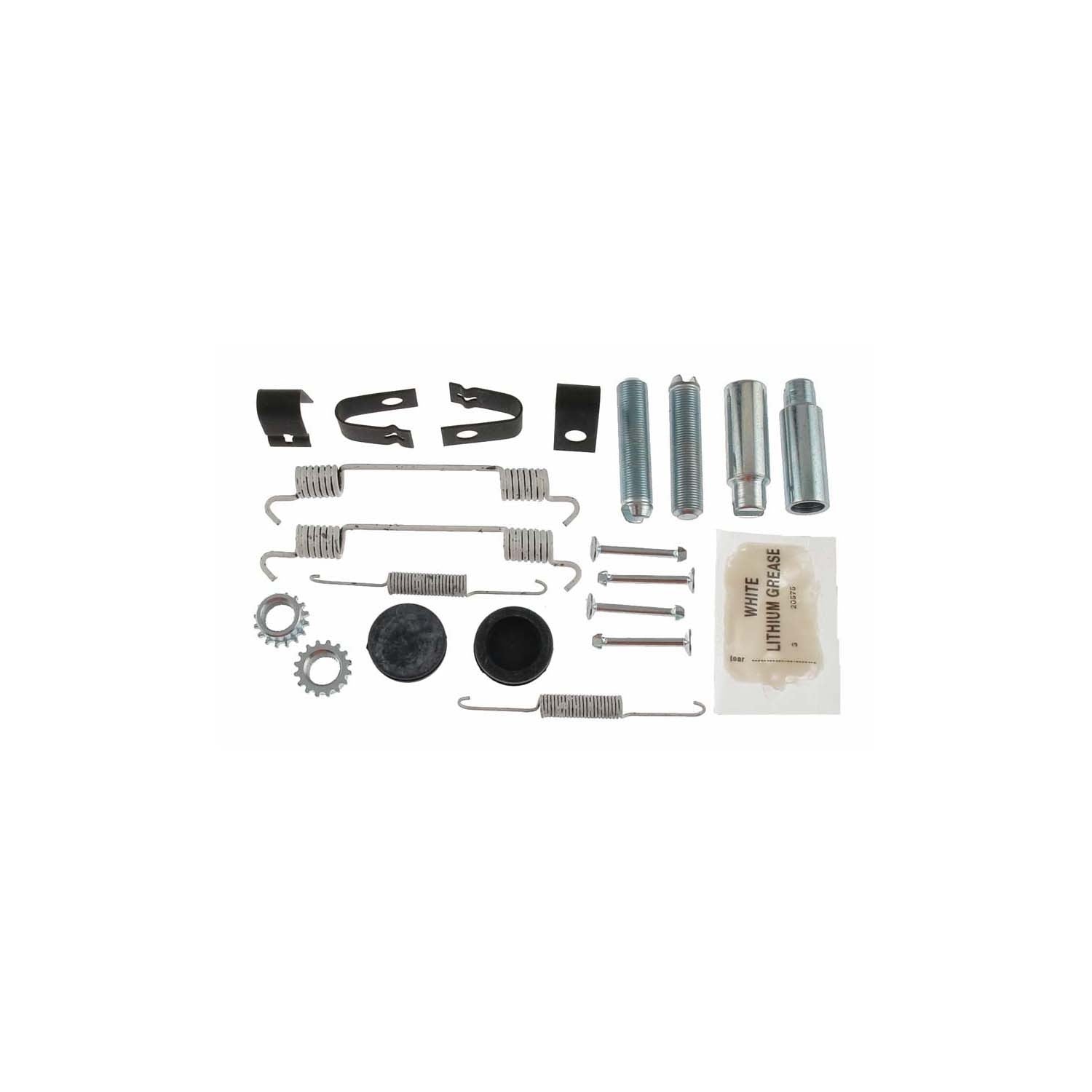 Front View of Rear Parking Brake Hardware Kit CARLSON H7361