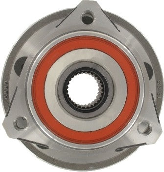 Front View of Front Axle Bearing and Hub Assembly SKF BR930014