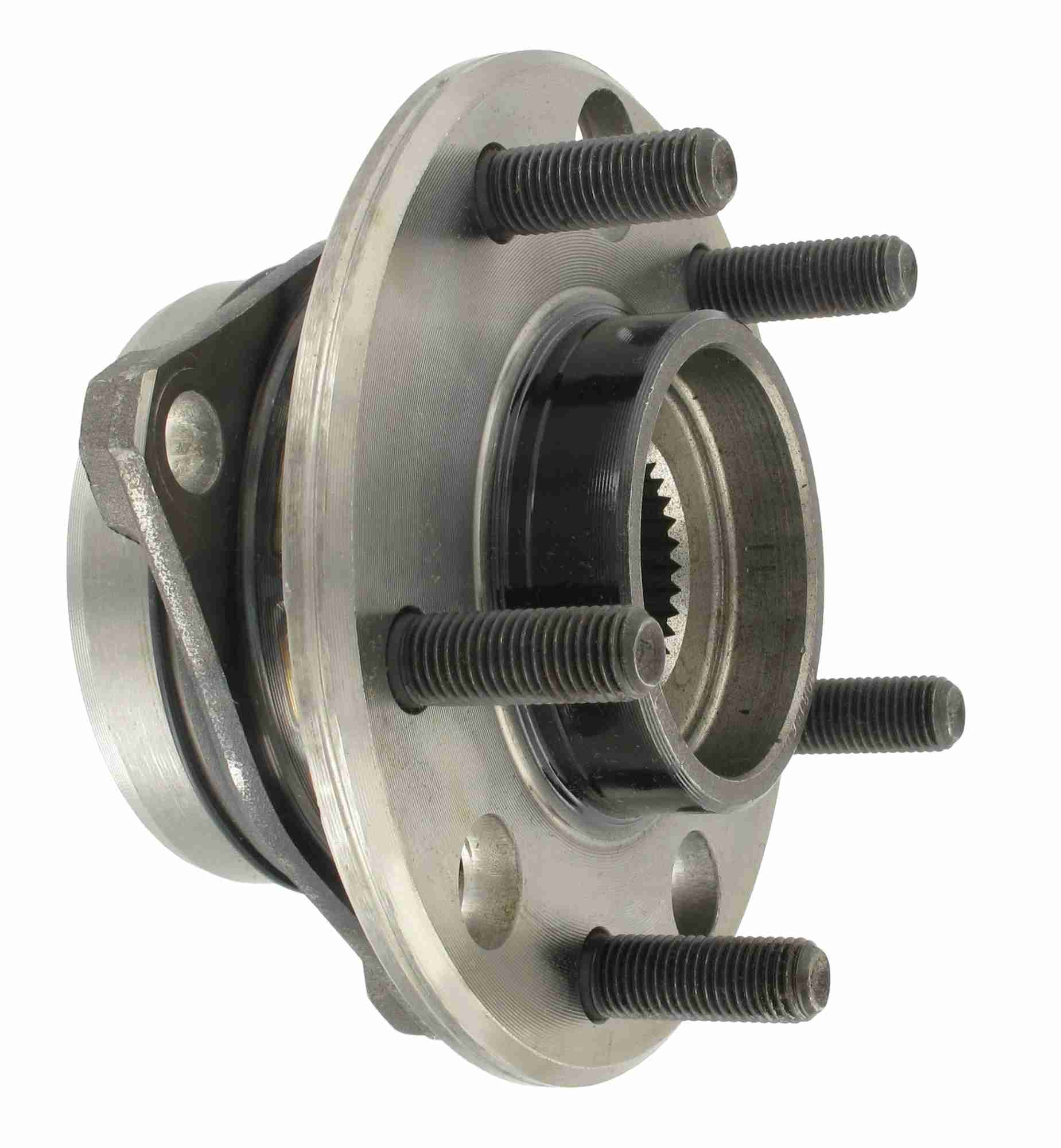 Angle View of Front Axle Bearing and Hub Assembly SKF BR930061