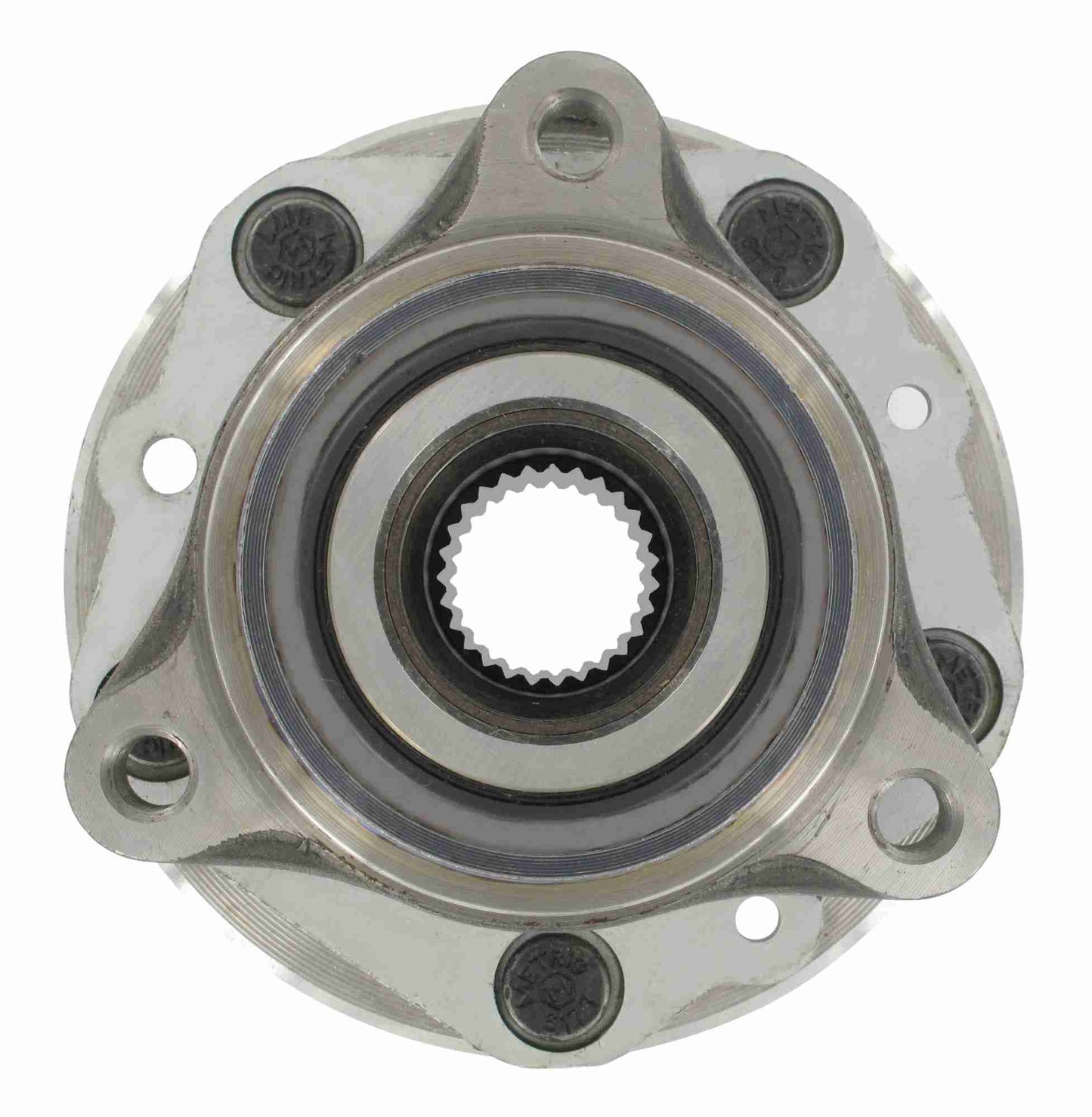 Front View of Front Axle Bearing and Hub Assembly SKF BR930064