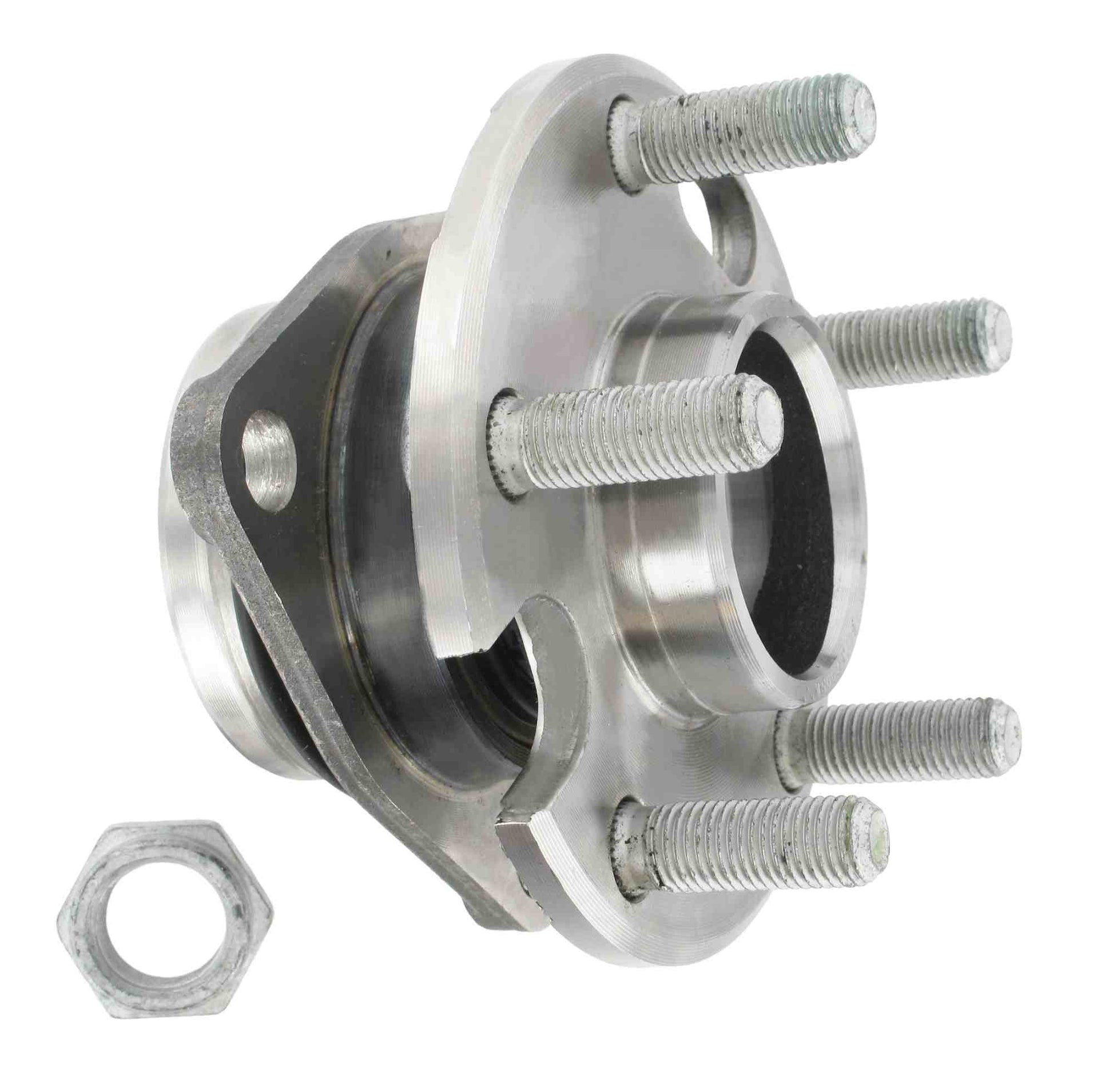 Angle View of Front Axle Bearing and Hub Assembly SKF BR930091K