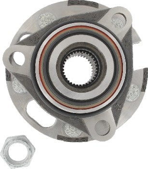 Front View of Front Axle Bearing and Hub Assembly SKF BR930091K