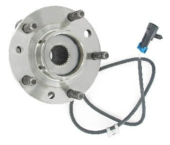 Angle View of Front Axle Bearing and Hub Assembly SKF BR930097