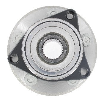 Front View of Front Axle Bearing and Hub Assembly SKF BR930179