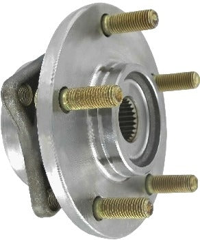 Angle View of Front Axle Bearing and Hub Assembly SKF BR930214