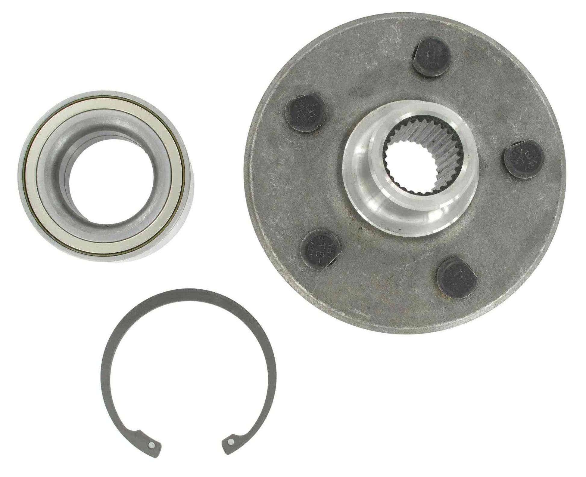 Front View of Rear Axle Bearing and Hub Assembly Repair Kit SKF BR930259K