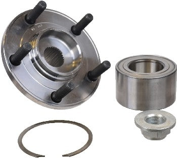 Angle View of Front Axle Bearing and Hub Assembly Repair Kit SKF BR930286