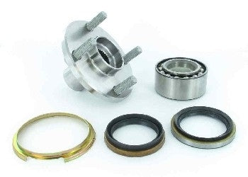 Angle View of Front Axle Bearing and Hub Assembly Repair Kit SKF BR930301K