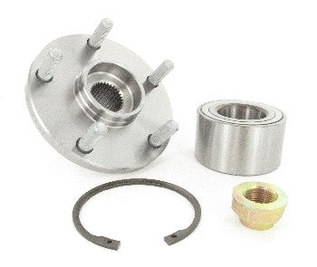 Angle View of Front Axle Bearing and Hub Assembly Repair Kit SKF BR930302K