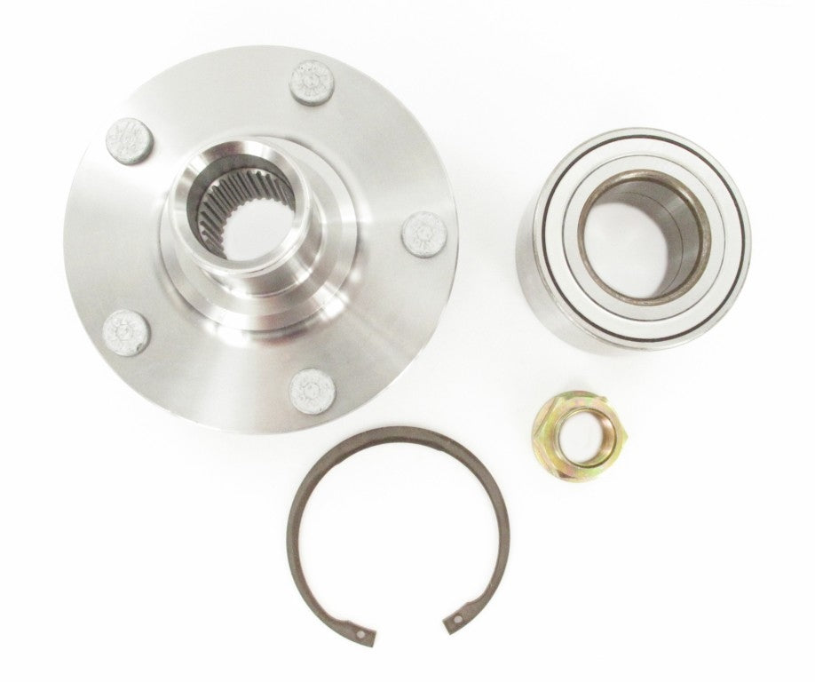 Front View of Front Axle Bearing and Hub Assembly Repair Kit SKF BR930302K