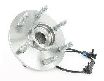 Angle View of Front Axle Bearing and Hub Assembly SKF BR930304