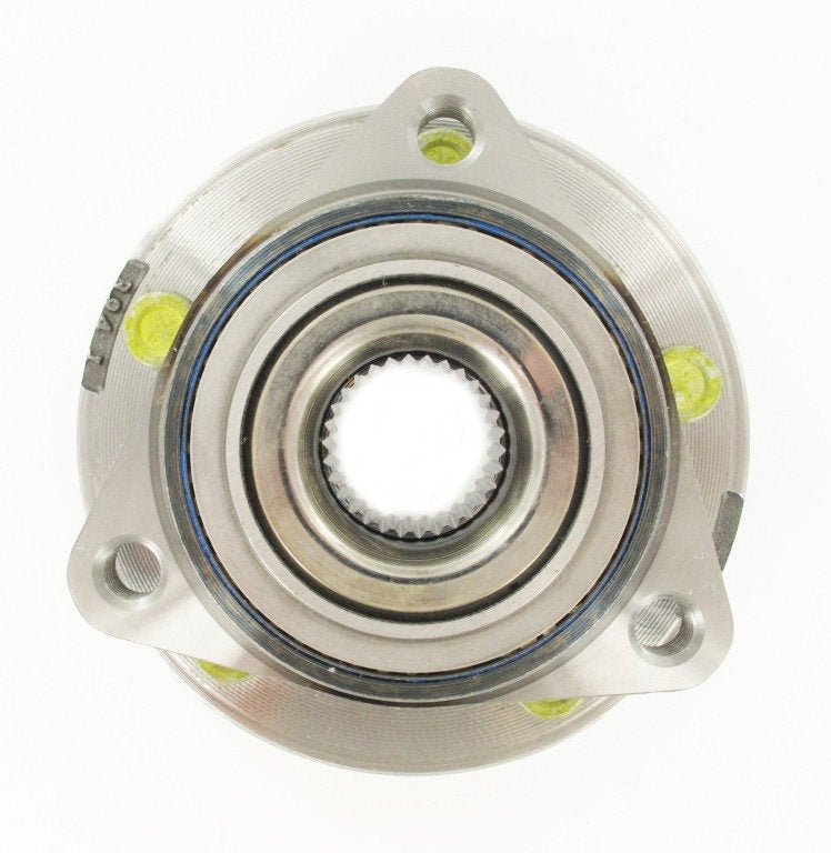 Front View of Front Axle Bearing and Hub Assembly SKF BR930314