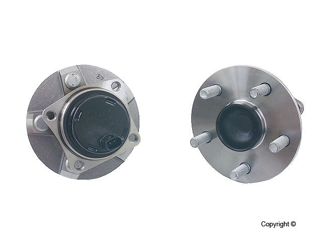 Front View of Rear Axle Bearing and Hub Assembly SKF BR930324