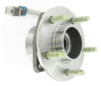 Angle View of Front Axle Bearing and Hub Assembly SKF BR930326