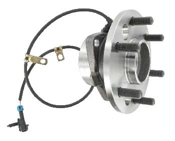 Angle View of Front Axle Bearing and Hub Assembly SKF BR930346