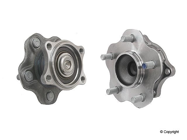 Front View of Rear Axle Bearing and Hub Assembly SKF BR930362