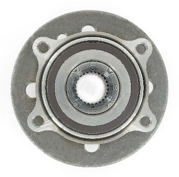 Top View of Front Axle Bearing and Hub Assembly SKF BR930374