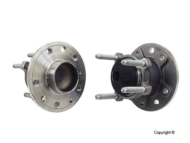 Front View of Rear Axle Bearing and Hub Assembly SKF BR930384