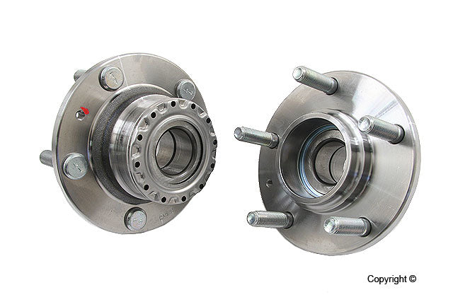 Front View of Rear Axle Bearing and Hub Assembly SKF BR930399