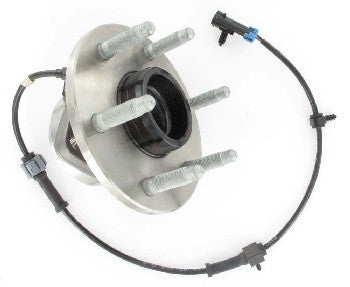 Angle View of Front Axle Bearing and Hub Assembly SKF BR930417