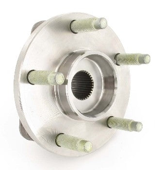 Angle View of Front Axle Bearing and Hub Assembly SKF BR930429