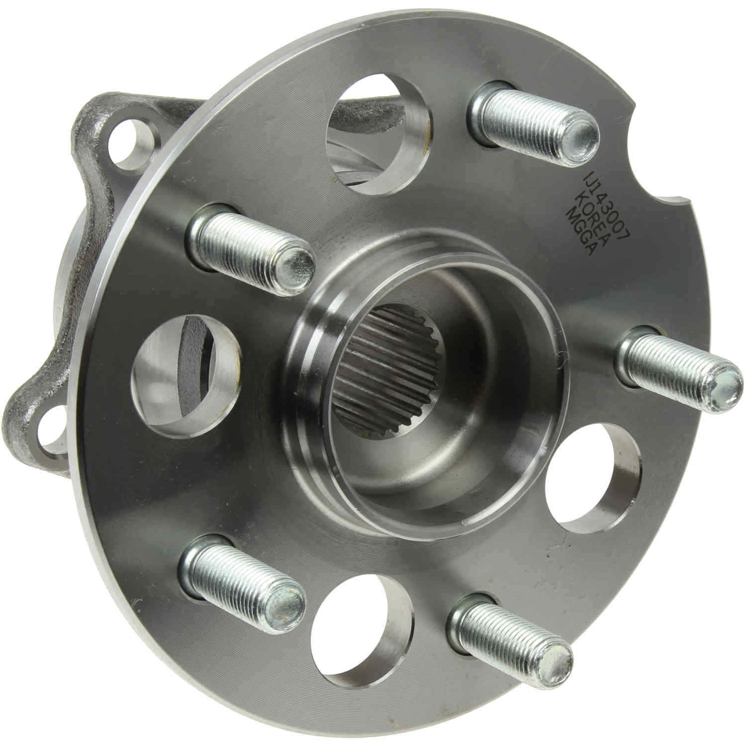 Front View of Rear Axle Bearing and Hub Assembly SKF BR930443