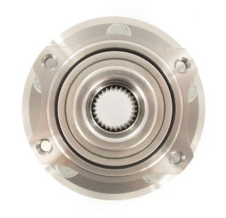 Front View of Front Axle Bearing and Hub Assembly SKF BR930447