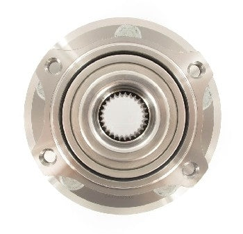 Top View of Front Axle Bearing and Hub Assembly SKF BR930447