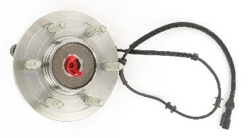 Angle View of Front Axle Bearing and Hub Assembly SKF BR930455