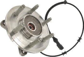 Angle View of Front Axle Bearing and Hub Assembly SKF BR930460