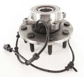 Angle View of Front Axle Bearing and Hub Assembly SKF BR930502