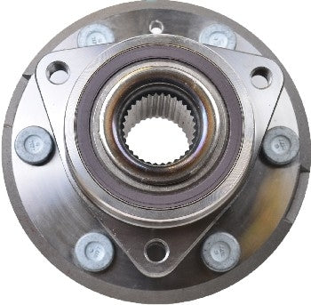 Front View of Front Axle Bearing and Hub Assembly SKF BR930532