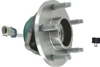 Angle View of Front Axle Bearing and Hub Assembly SKF BR930548K