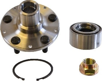 Angle View of Front Axle Bearing and Hub Assembly Repair Kit SKF BR930557K