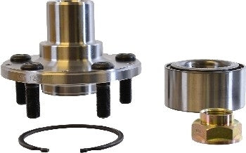 Front View of Front Axle Bearing and Hub Assembly Repair Kit SKF BR930557K