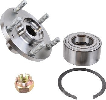 Angle View of Front Axle Bearing and Hub Assembly Repair Kit SKF BR930566K