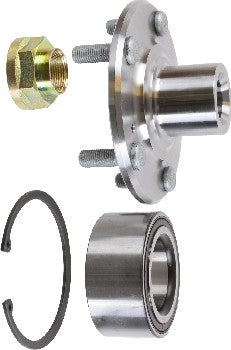 Angle View of Front Axle Bearing and Hub Assembly Repair Kit SKF BR930576K